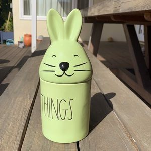 NWT!! Rae Dunn Easter Bunny Canister